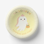 Pompoen Boo Feest Papieren Kom (Voorkant)