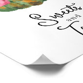 Pompoen boog baby shower Snoep en traktaties Poster (Hoek)