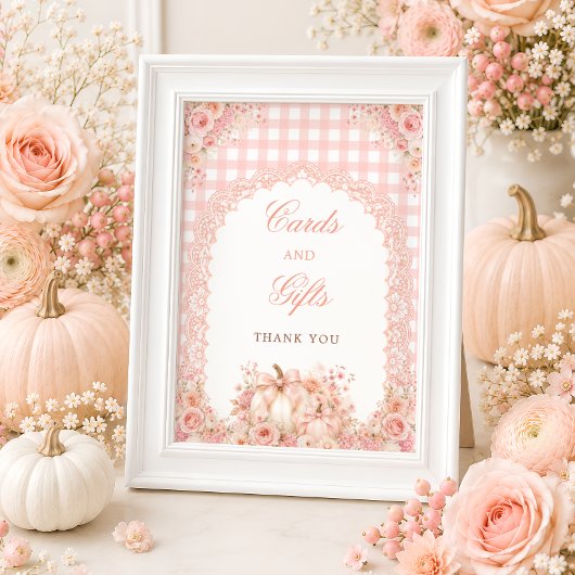Pompoen Boog Bloemkaarten & Cadeaus Tafelbord Poster