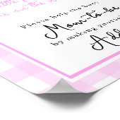 Pompoen boog boog baby shower moeder te worden gea poster (Hoek)