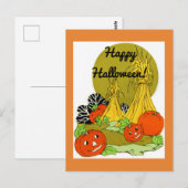  pompoen briefkaart (Voorkant / Achterkant)