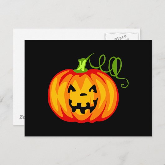 pompoen briefkaart (Voorkant / Achterkant)