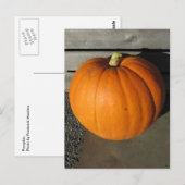 pompoen briefkaart (Voorkant / Achterkant)