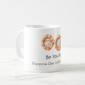 Pompoen Bril Wees Jezelf Koffiemok (Voorkant links)