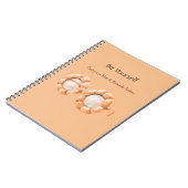 Pompoen Bril Wees Jezelf Notitieboek (Linkerzijde)