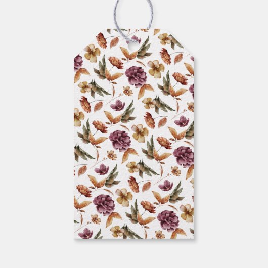 Pompoen Bruidsfeest Cadeaubijslaters Cadeaulabel (Achterkant)