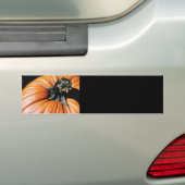 pompoen bumpersticker (Op auto)