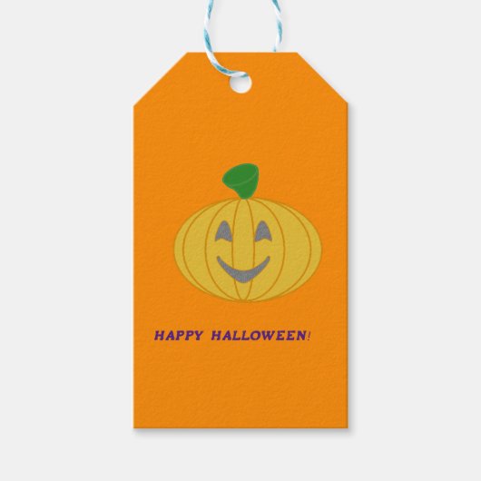 pompoen cadeaulabel (Voorkant)