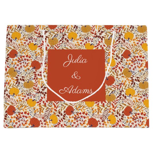 Pompoen Cadeautas (Voorkant)