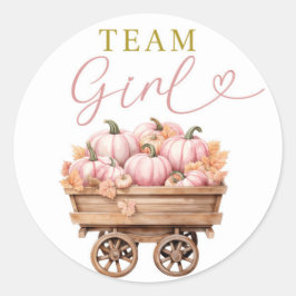 Pompoen Carriage Team Girl Sticker