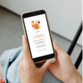 Pompoen Carving en Cocktails Halloween Uitnodiging