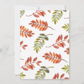 Pompoen carving party uitnodiging Halloween uitnod (Achterkant)