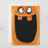 pompoen carving school PTO PTA Halloween feest Kaart (Achterkant)