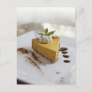 Pompoen Cheesecake Briefkaart