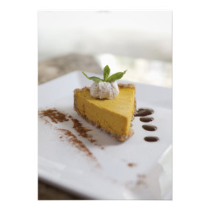 Pompoen Cheesecake Foto Afdruk