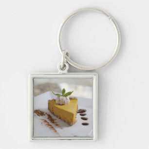 Pompoen Cheesecake Sleutelhanger