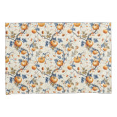 Pompoen Chinoiserie Pattern Kussensloop Set (Voorkant-Rechts)