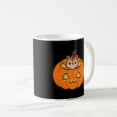 Pompoen Chipmunk Halloween Mok (Voorkant rechts)