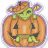 Pompoen Chumby Sticker (Voorkant)