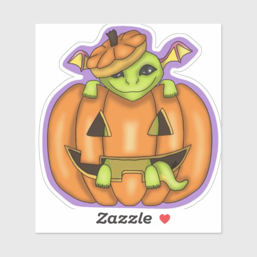 Pompoen Chumby Sticker (Vel)