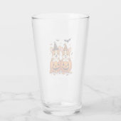Pompoen Corgi Feest Glas (Achterkant)