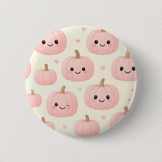 Pompoen Cutie Badge Ronde Button 5,7 Cm (Voorkant)