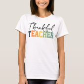Pompoen Dankbare Leraar Shirt, Herfststemming Lera T-shirt (Voorkant)