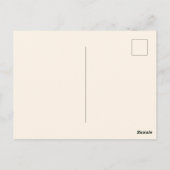 Pompoen: Dankkaart Briefkaart (Achterkant)