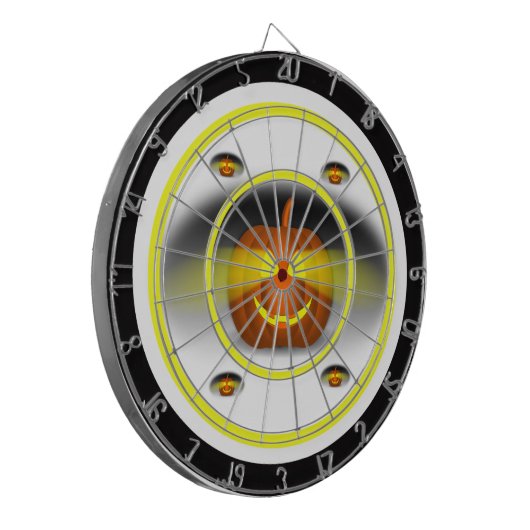 Pompoen - dartbord (Voorkant Links)