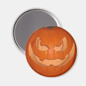 Pompoen De Jack-o'-lantaarn Magneet (Voorkant / Achterkant)