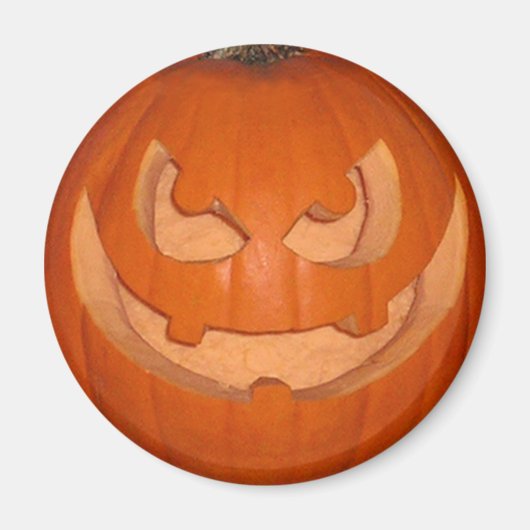 Pompoen De Jack-o'-lantaarn Magneet (Voorkant)