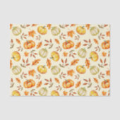 Pompoen Decoupage Tissuepapier, Thanksgiving Herfs Tissuepapier (Voorkant)