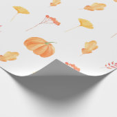 Pompoen Design Gift Wrapping Paper Cadeaupapier (Hoek)