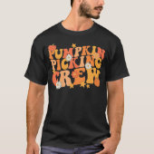 pompoen die de Herfst herfst op het Crew Squad Gro T-shirt (Voorkant)