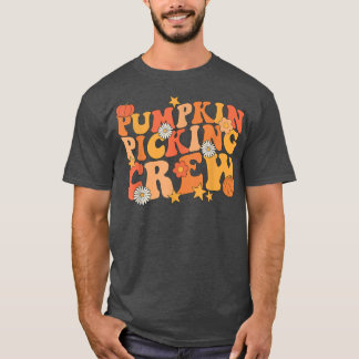 pompoen die de Herfst herfst op het Crew Squad Gro T-shirt