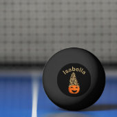 Pompoen die een luipaard Pet dragen Pingpongbal (Net)