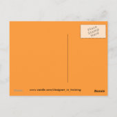 pompoen die op het toilet zitten briefkaart (Achterkant)