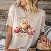 Pompoen Disco Patch T-shirt