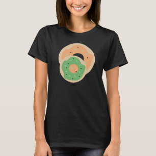 Pompoen Donuts Spikkels Bevroren Kostuum Feest T-shirt