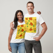 Pompoen Doodle: Hand getekend naadloos T-shirt (Unisex)