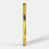 Pompoen Doodle: Handgetekende Naadloze Patroon iPhone Hoesje (Rechterkant)