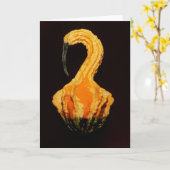 "pompoen" door Larry Coressel Kaart (Gele Bloem)