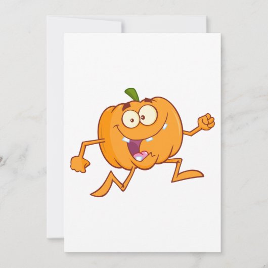 Pompoen draaien kaart (Voorkant)