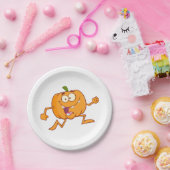 Pompoen draaien papieren bordje (Feest)