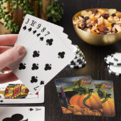 Pompoen Dragon Cauldron Halloween Pokerkaarten (Insitu)