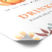 Pompoen - Drankjes pak zelf Poster (Hoek)