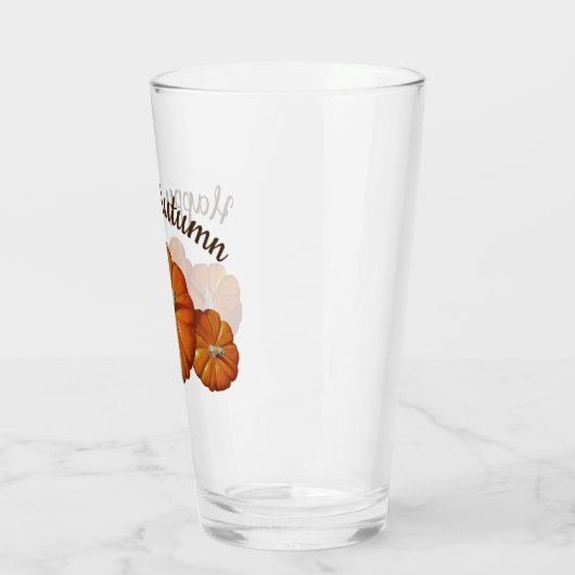 pompoen-Drink glas (Links)