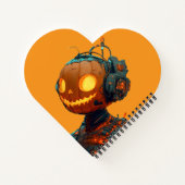 Pompoen Droid Notitieboek (Achterkant)