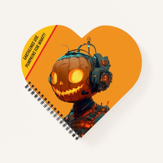 Pompoen Droid Notitieboek (Voorkant)