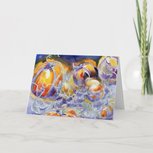 Pompoen Dromen Blank Notecard Bedankkaart (Voorkant)